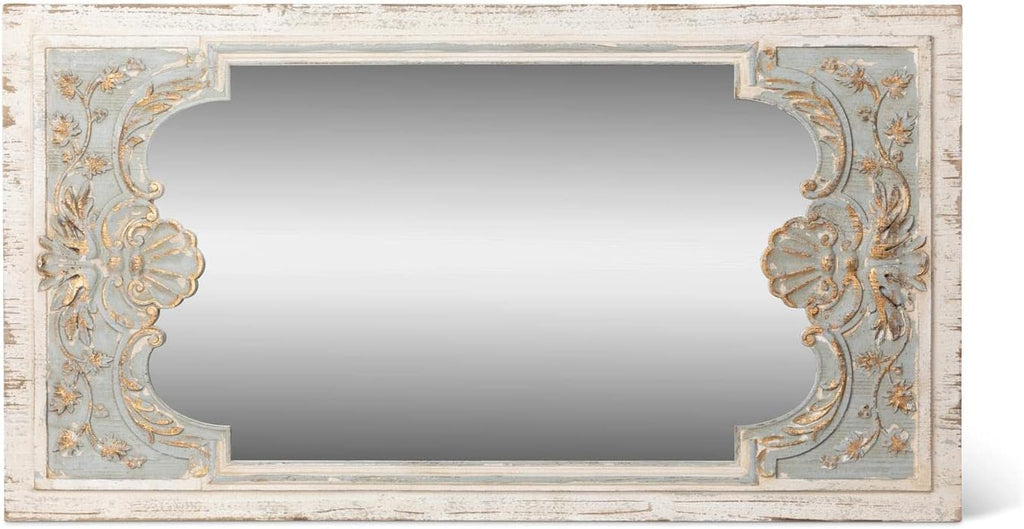 Park Hill Collection Country French Coquille Carved Wood Mirror O369628
