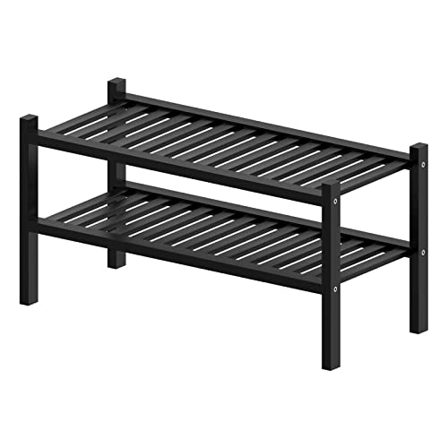 6-Tier Bamboo Shoe Rack Storage Organizer for Closet Entryway R22161
