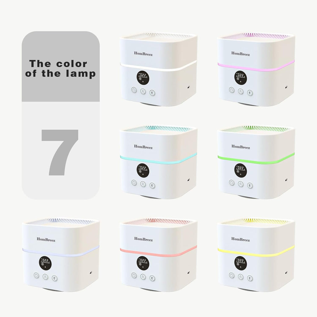 Small Room Air Purifier and Humidifier Combo for Home, White (WG-03) W836787