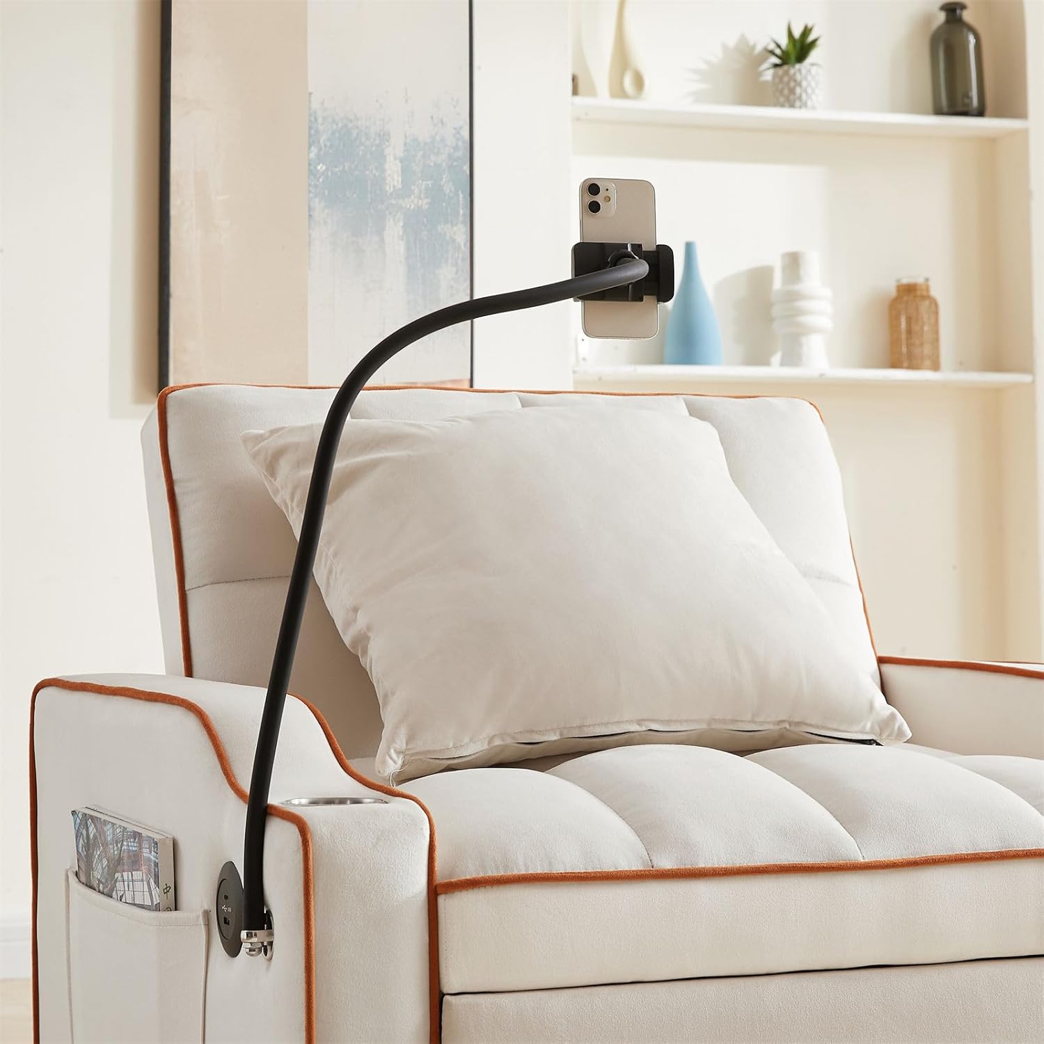 3-in-1 Convertible Sofa Bed Sleeper Chair with Adjustable Pull Out P226