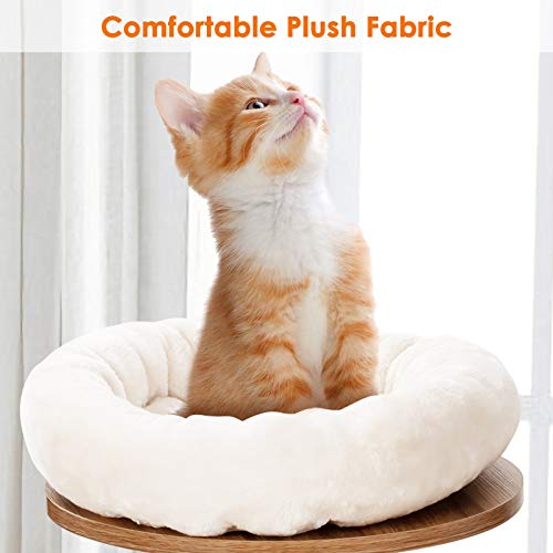 Tangkula Modern Wood Cat Tree, 46 Inches Cat Tower with Scratching Posts A163