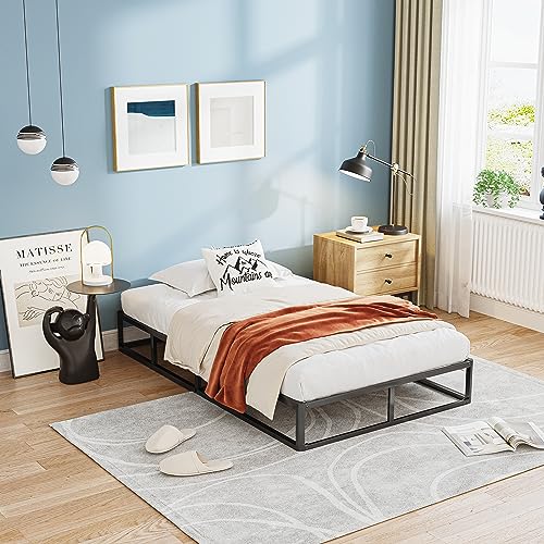 Full Bed 7 Inch High Profile Box Spring, Metal Frame Mattress Foundation K811365