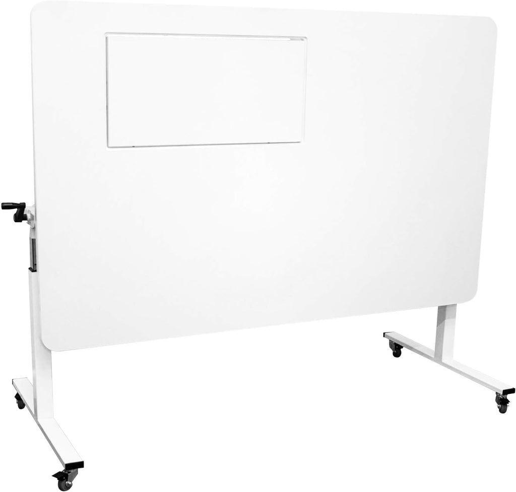 Kangaroo Sewing Furniture Tasmanian II Height Adjustable Cutting Table - White T57862