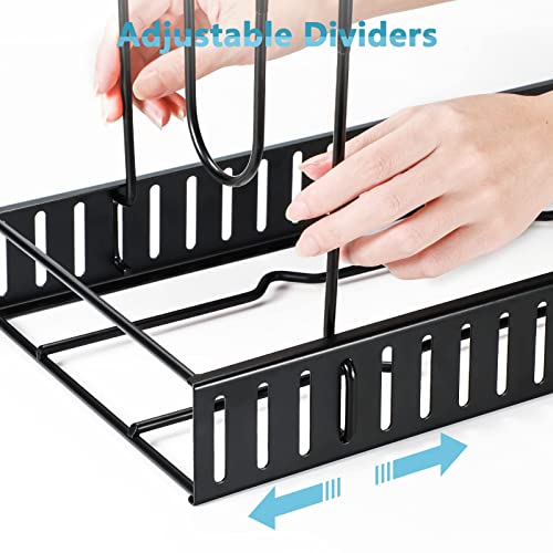 ORDORA Pots and Pans Organizer Rack for Cabinet, 8-Tier Heavy Duty U4134