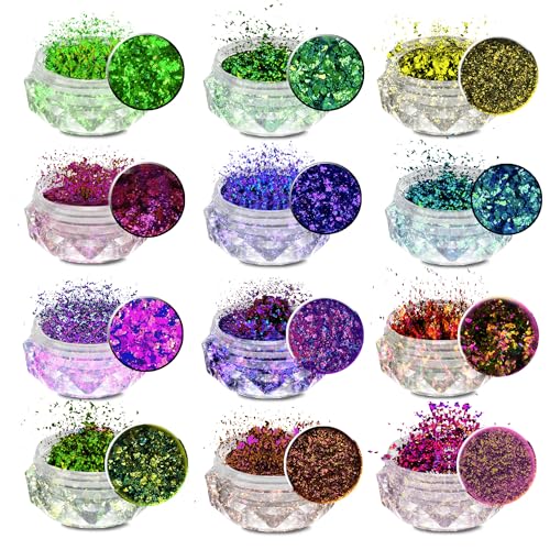 Chameleon Flakes Color Shift Mica Pigment Powder for Epoxy Resin K8972