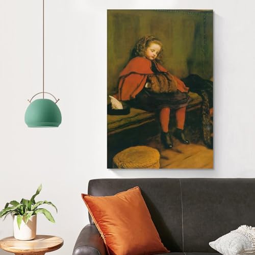 John Everett Millais My Second Sermon Canvas Wall Art Poster 24x36inch T203912