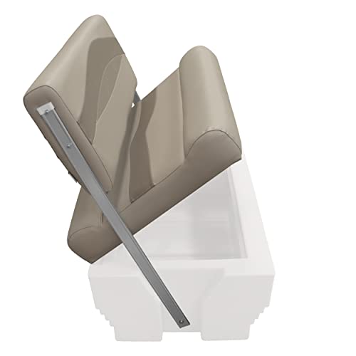 Wise Premier Series Pontoon Flip-Flop Seat Cushion Set, Stone/Mocha Java/Khaki G9866