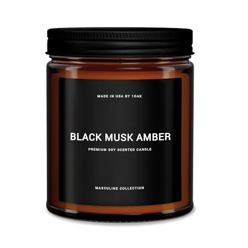 Scented Candles for Men (Timber) - Mens Candles for Home - Masculine Candle - Soy Wax Scented Candles - Long Burning Candles Premium - Soy Wax (9oz.)