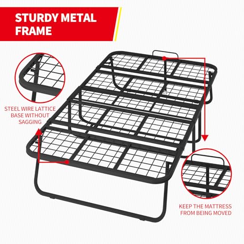 MUZZ Folding Bed with 5" Memory Foam Mattress for Adults Z696247