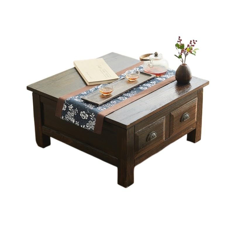 Chinese Style Wooden Sofa Table with Storage Cabinet O636