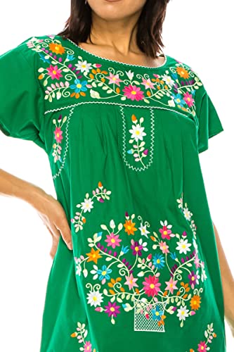 Women Embroidered Mexican Bohemian Long Dress M711515