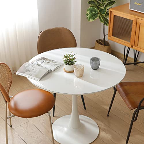Clear PVC Tablecloths Waterproof Round Table Protector 1.5mm S3010