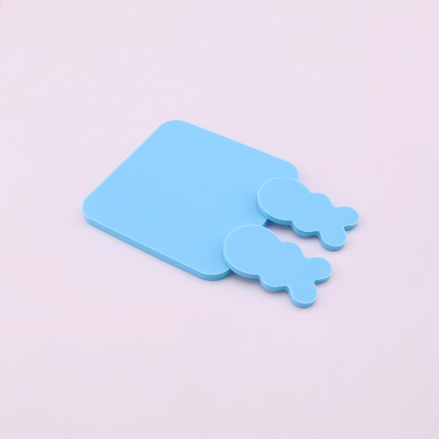 eMagTech 5Pcs Tabletop Board Game Silicone Moulds Tic Tac Toe Resin Casting DIY Blue P758109