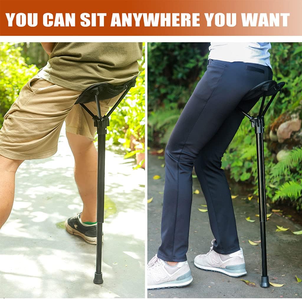 Adjustable Telescopic Foldable Stool Single Leg High Chair W20452