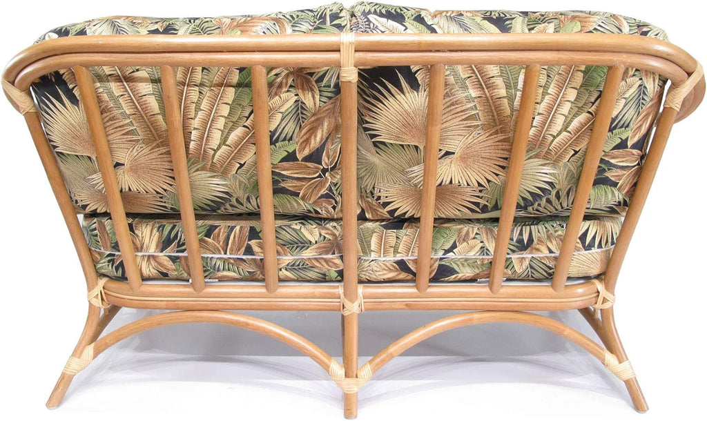 Rattan Loveseat (#1731H-BC) D5738
