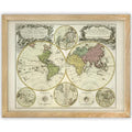 Vintage Old World Map - 11x14 Unframed Art Print - Great Vintage Home Decor and Gift for Old Map Enthusiasts Under $15
