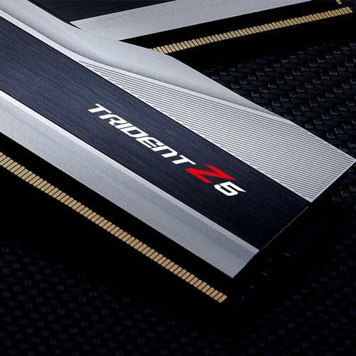 G.SKILL Trident Z5 DDR5 RAM 32GB (2x16GB) 6000MT/s CL36 Desktop Memory - Metallic Silver U774