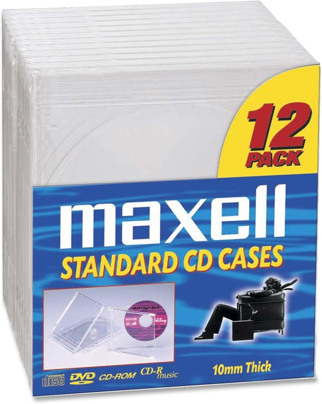 Maxell CD/DVD Jewel Cases CD-360 D70436