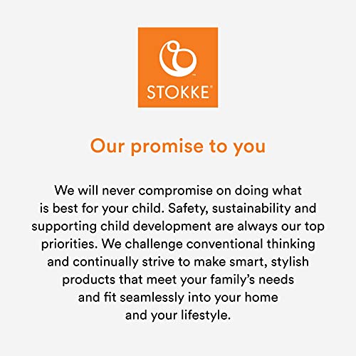Stokke Clikk High Chair, Midnight - All-in-One with Tray + Harness, for 6-36 Months C6622