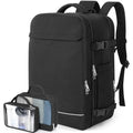 Large Travel Backpack, 40L Carry on Backpack flight Approved, Waterproof Personal Item Size Travel Bag for College, Business, Hiking, Work, Beige