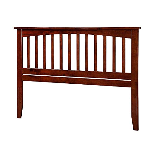 AFI Mission Full Size Headboard with Charger in Walnut J704917