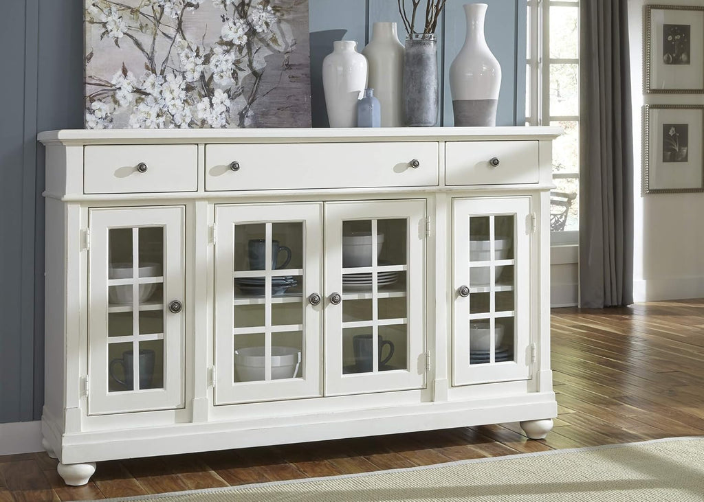 Liberty Furniture Industries Harbor View II Dining Buffet, Linen Finish W710
