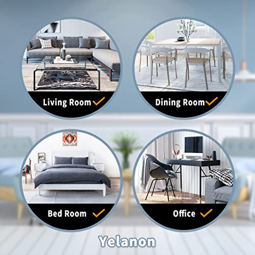 Yelanon Furniture Sliders 8 pcs 3 1/2" Round for Carpet and Hardwood Floors V172642
