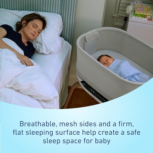 Graco SmartSense Soothing Baby Bassinet for Newborns to 6 Months A582041