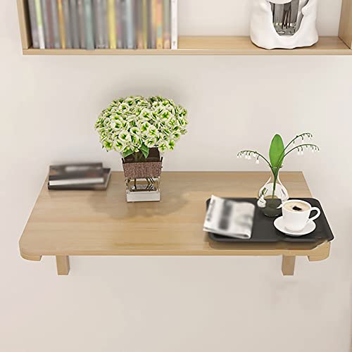 Solid Wood Wall Hanging Drop-Leaf Table with Double Support Q8314