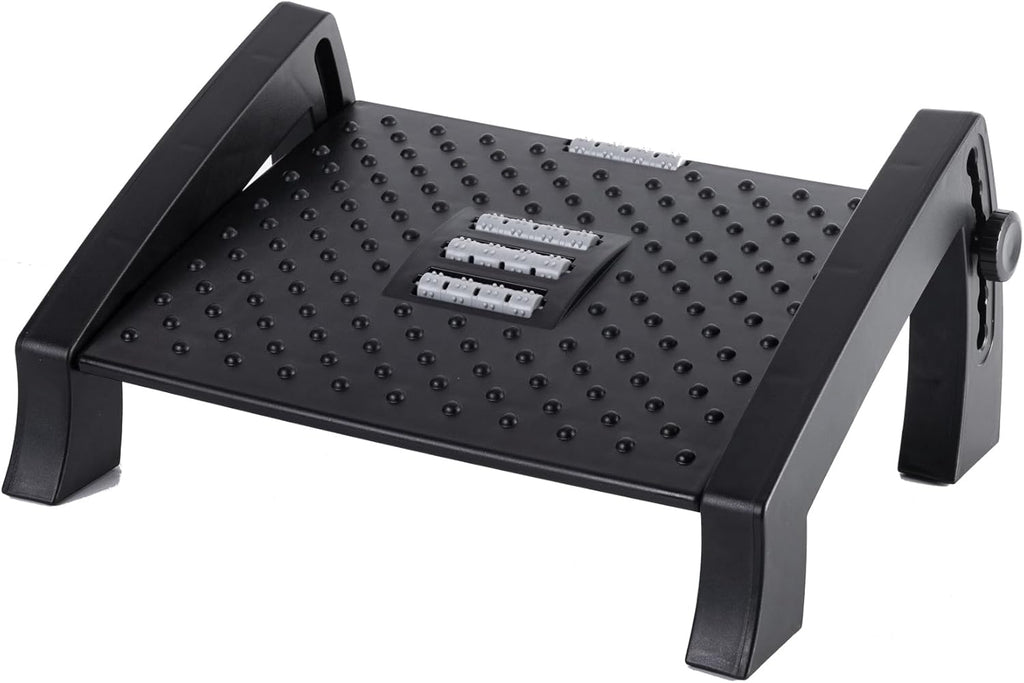 Adjustable Height Foot Rest with Massage Surface for Under Desk R7981