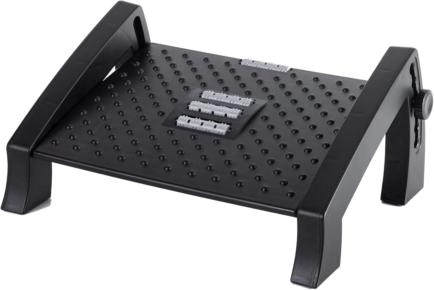 Adjustable Height Foot Rest with Massage Surface for Under Desk R7981