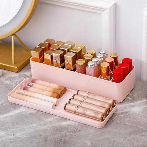2 Pack Cord Organizer Box with Adjustable Compartments, Clear U374