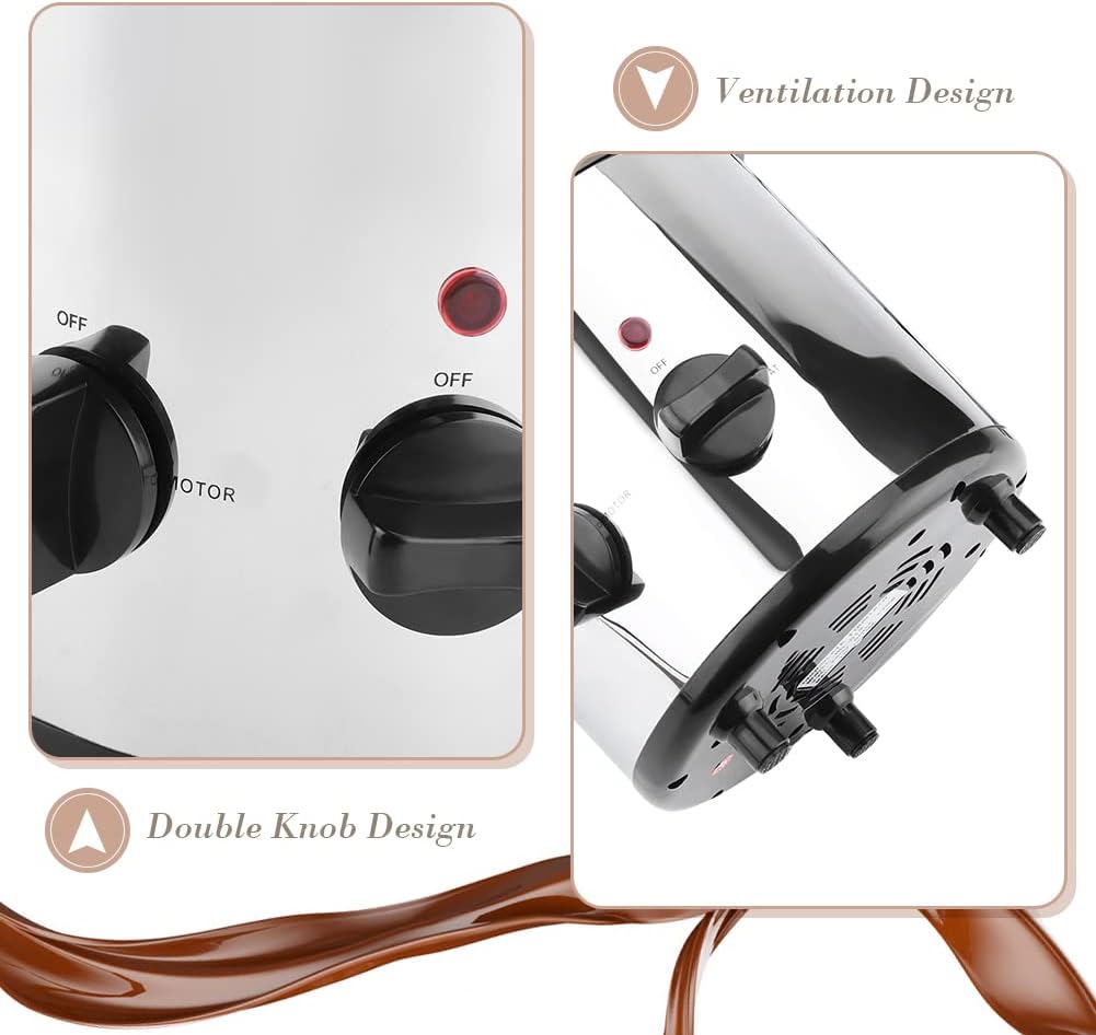 4 Tier Chocolate Fondue Fountain Electric Stainless Warmer H1607