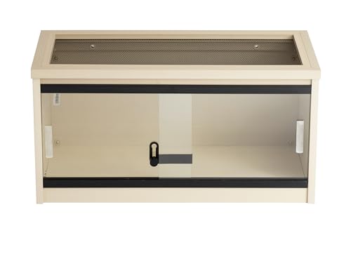 New Age Pet® ECOFLEX 36" Medium Mojave Reptile Habitat Enclosure, Grey N8799