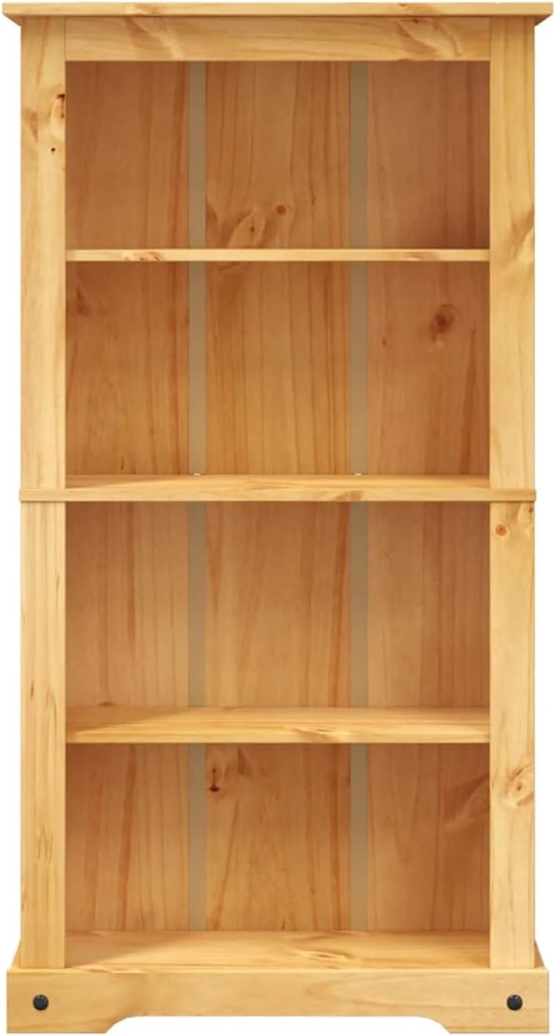 4-Tier Bookcase Office Furniture Bookshelf for Bedroom, Brown X81693