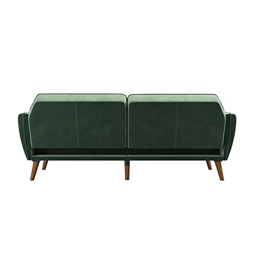 Novogratz Tallulah Memory Foam Futon Convertible Couch, Camel O490