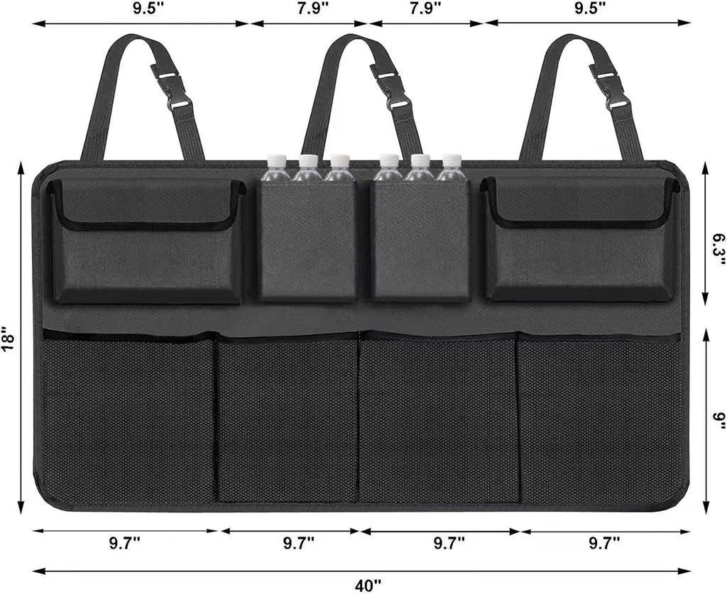 Car Trunk Organizer with 8 Large Storage Bags for SUV, Truck, Van S187533