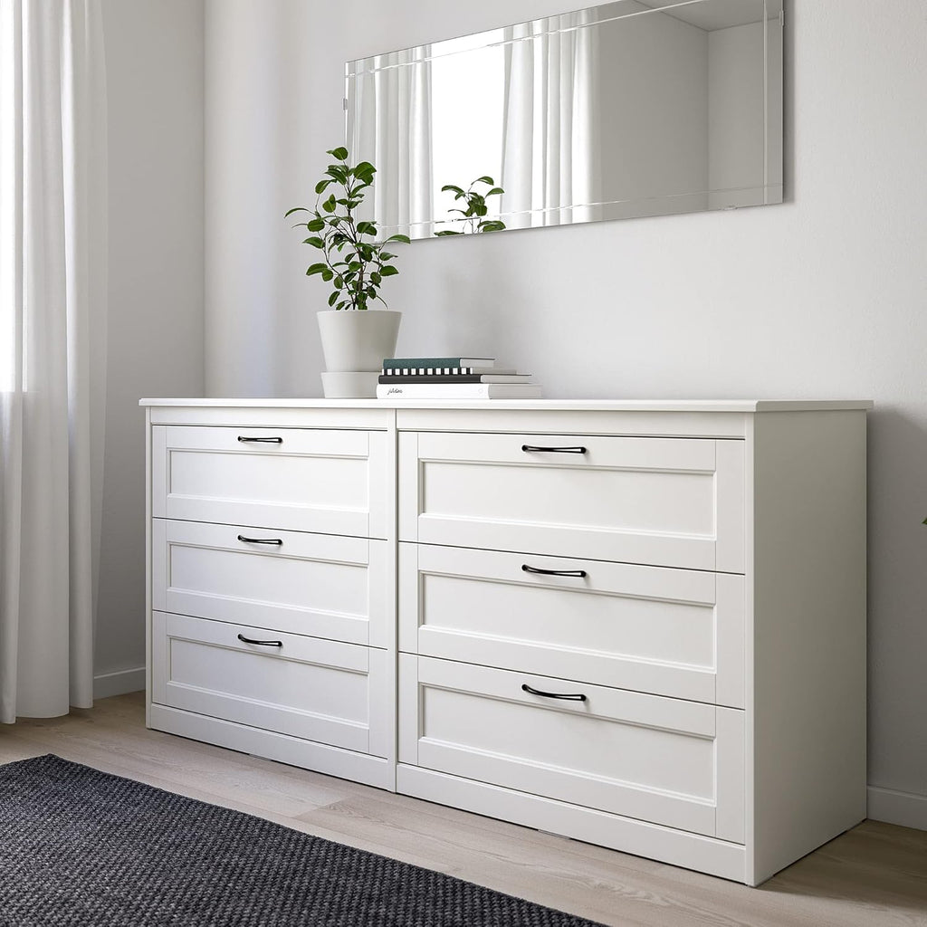 IKEA SONGESAND Chest of 6 Drawers, White Y795202