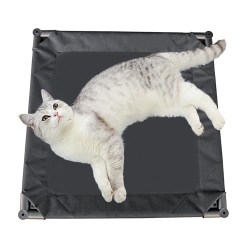 Love&go Elevated Dog Bed with Metal Frame, Cooling Raised Pet Cot, Small Q7526