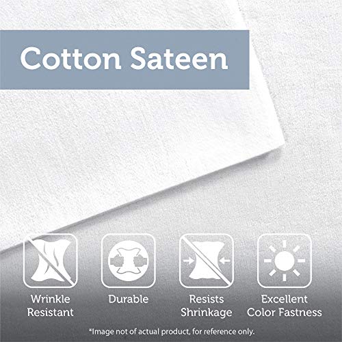 Madison Park Lola Sateen Cotton Comforter Set Cal King Grey/Aqua 7 Piece V589524