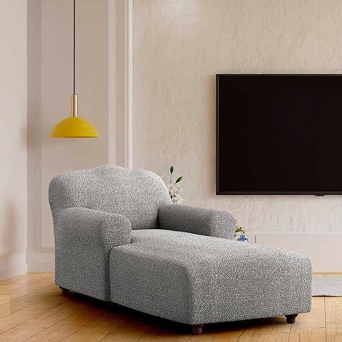 PAULATO BY GA.I.CO. Chaise Lounge Cover Stretch Slipcover Cream B68048
