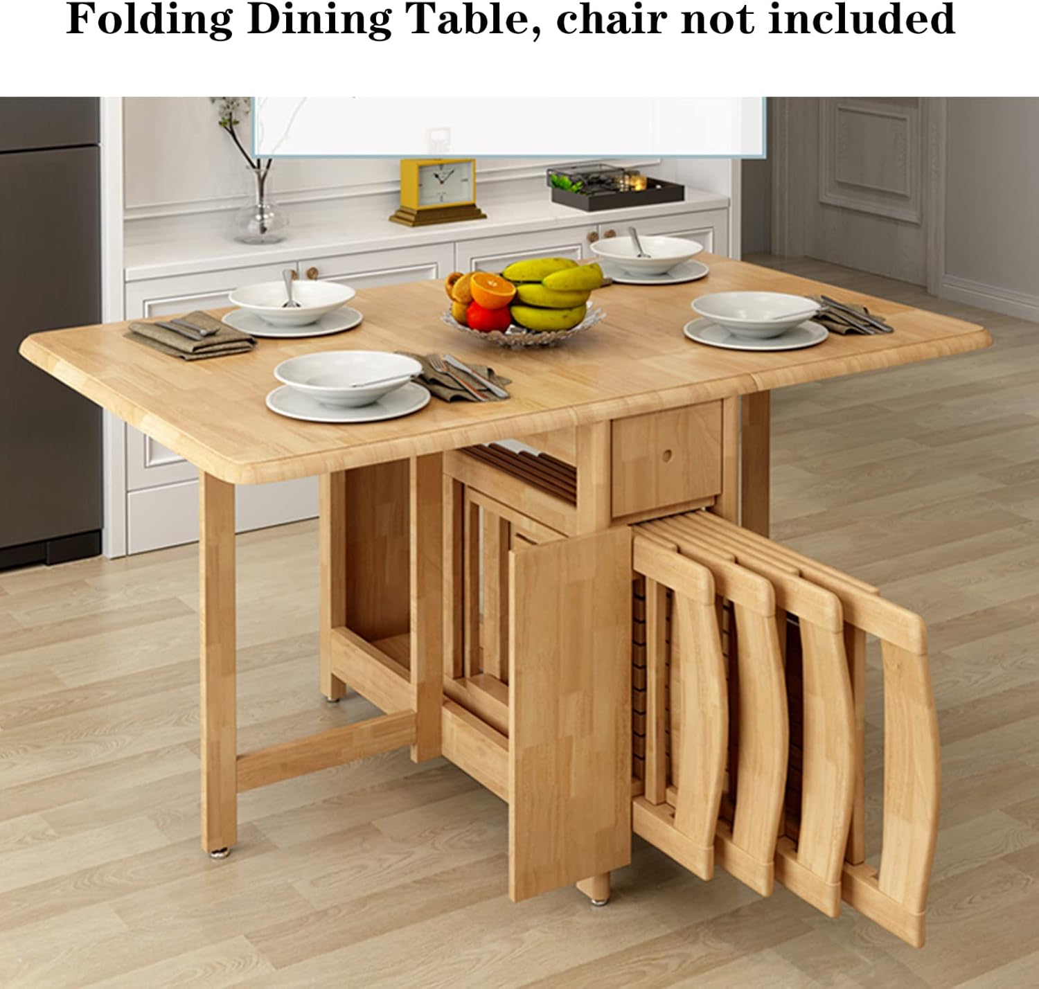Solid Wood Drop Leaf Folding Dining Table V270