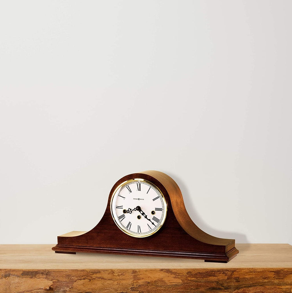 Howard Miller Mason Mantel Clock 630-161 Mechanical Windsor Cherry B3033