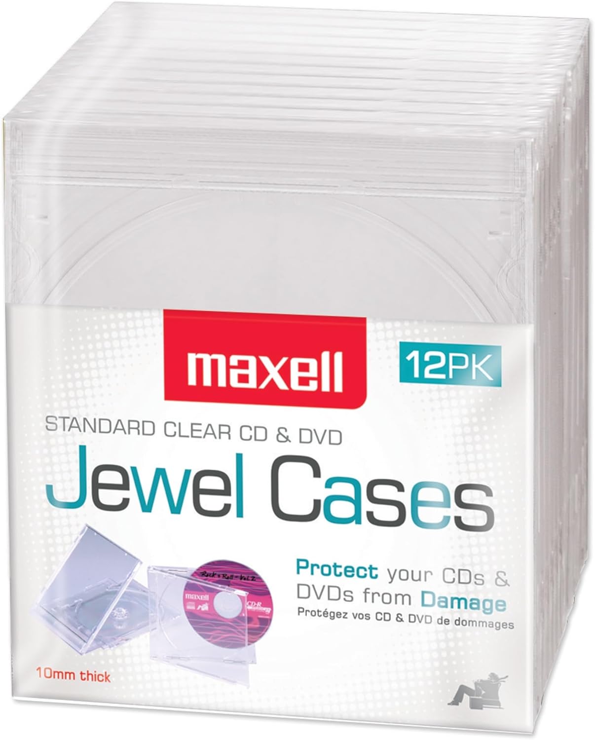 Maxell CD/DVD Jewel Cases CD-360 D70436