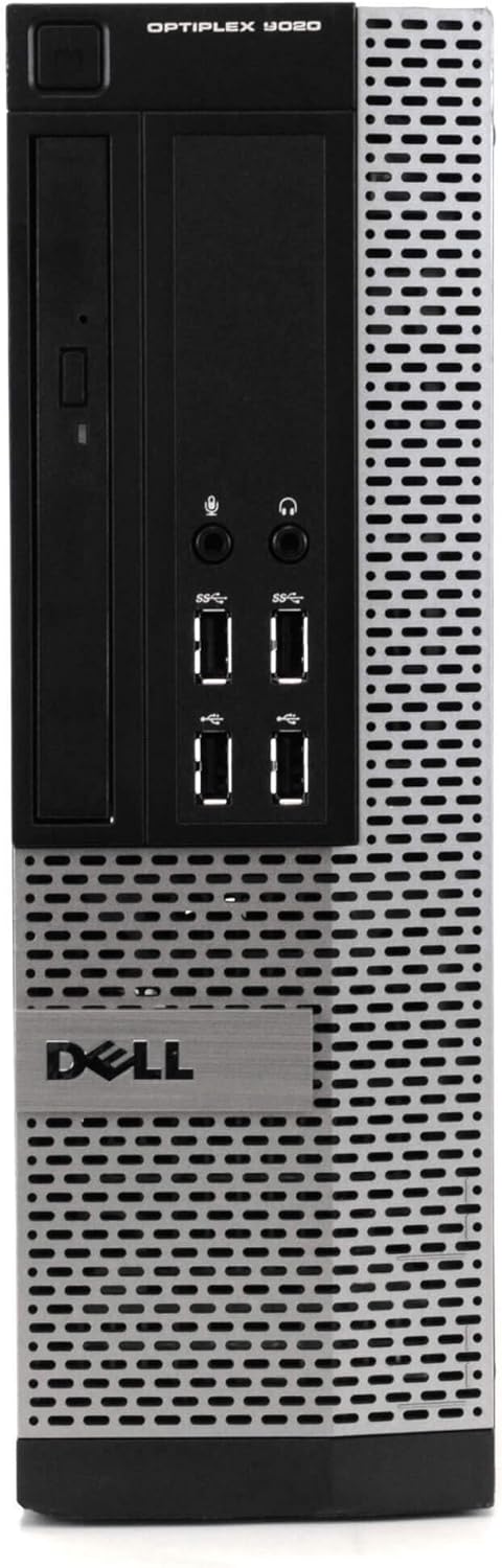 Dell Optiplex 9020 Desktop PC, Intel i5, 500GB SSD, 8GB RAM, Windows 10 Home, 24in Monitor, Keyboard and Mouse (Renewed) C55206