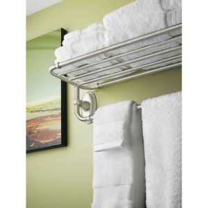Moen Kingsley 26.8-Inch Hotel Towel Bathroom Shelf, Oil Rubbed Bronze Z7530