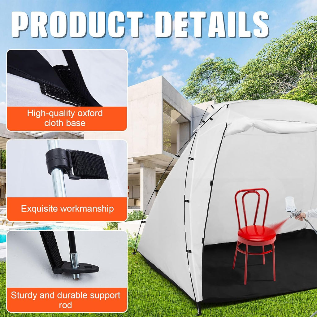 Windyun 8.5 x 6 x 5.5 ft Portable Paint Booth Spray Tent X367