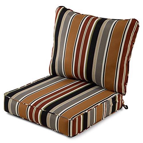 Greendale Home Fashions 2-Piece Outdoor Deep Seat Cushion Set, Aztec