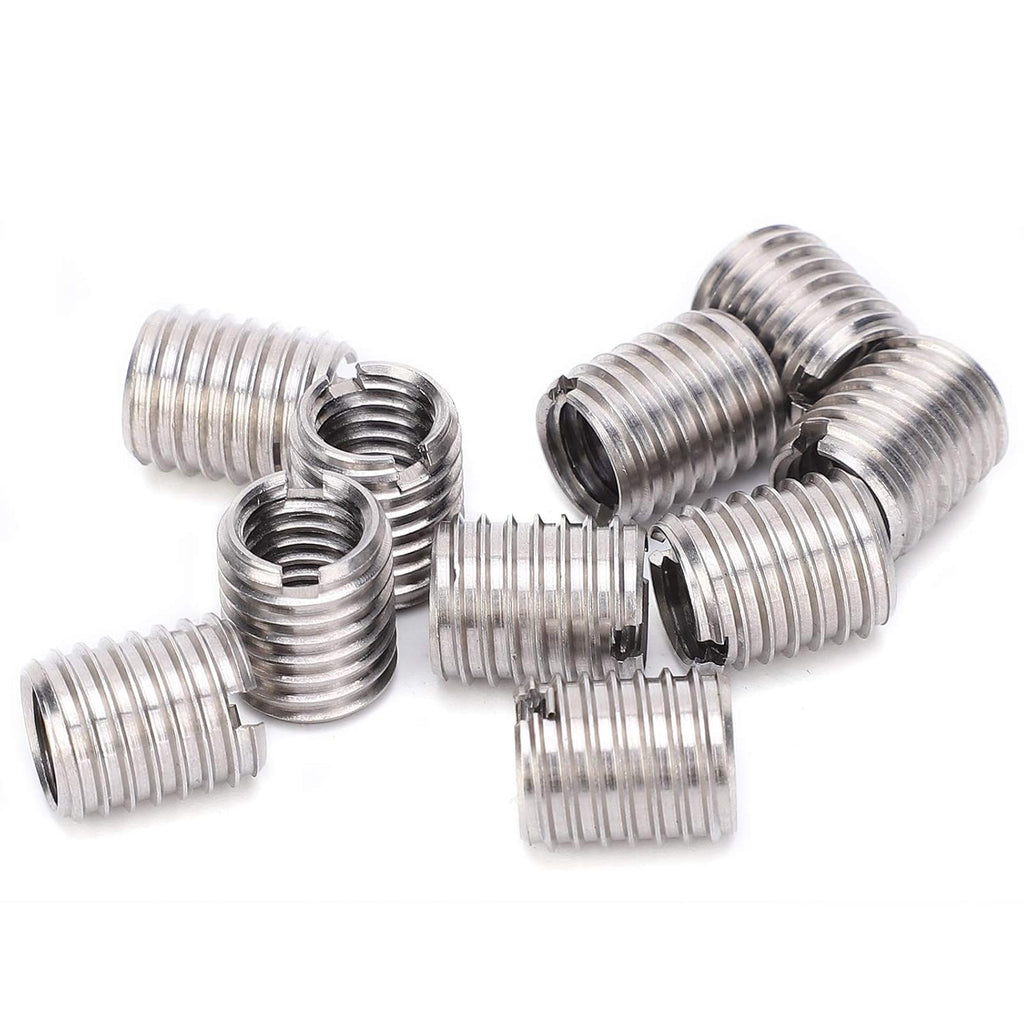 Wood Inserts Bolt 10Pcs Stainless Steel Hex Socket Furniture Screw Nut 20 x15mm K78545