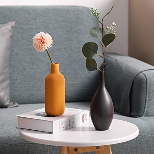 CUCUMI 4pcs Ceramic Vases Farmhouse Table Decor C669